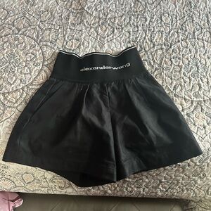 Alexander Wang Women's Casual Pants Shorts Black